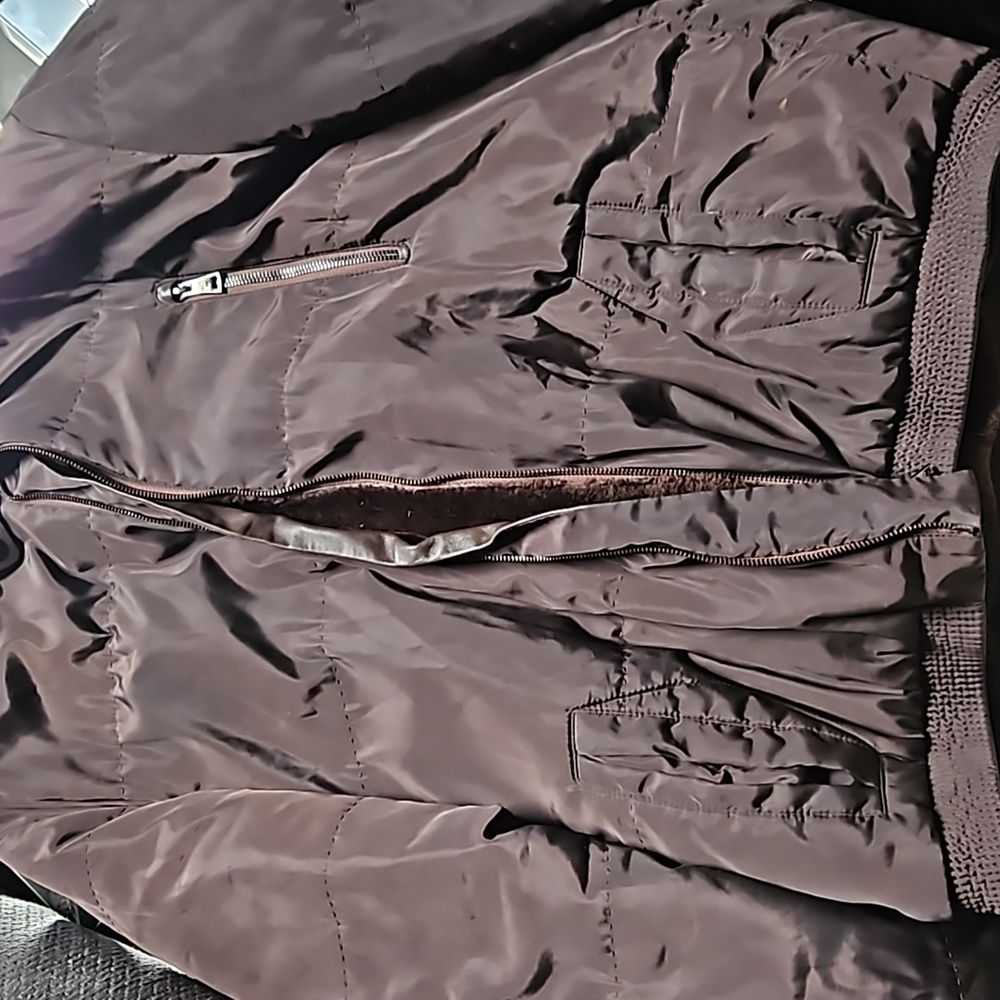 Carl W Herrmann furs bomber jacket  XL brown